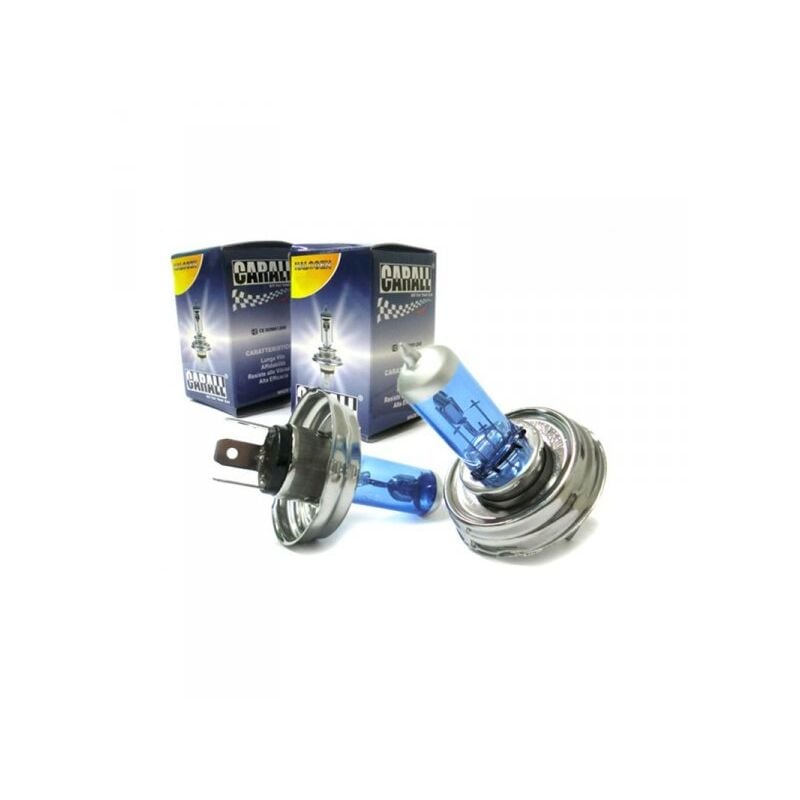 foto del prodotto lampada h5 h4 p45t 12v 60 55w effetto xenon bianco compatibile auto d epoca