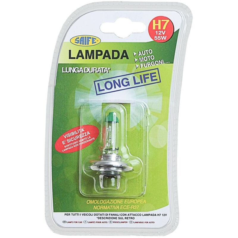 foto del prodotto lampada h7 long life singola