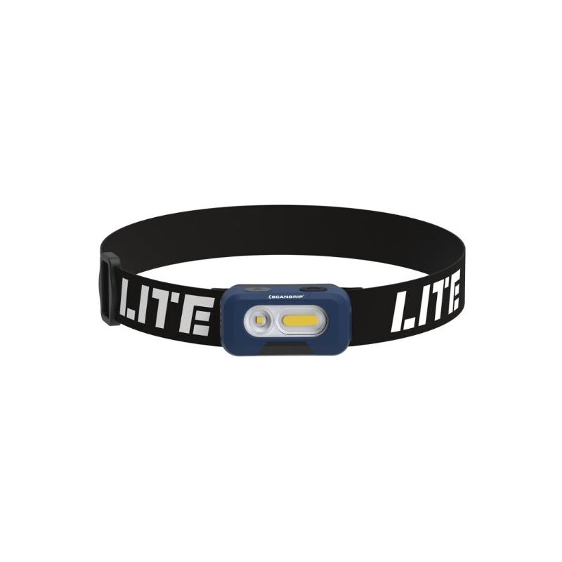 foto del prodotto lampada head lite lampada frontale professionale a led cob con sensore touchless scangrip