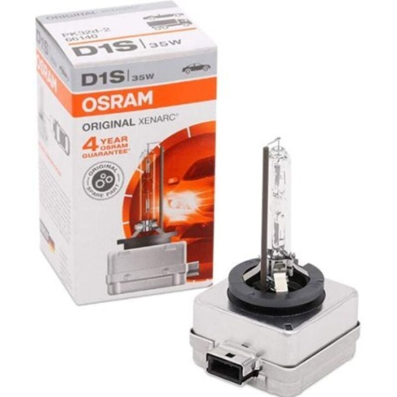 foto del prodotto lampada hid xenon d1s 35w 85v 66140clc pk32d 2 osram originale xenarc made in germany