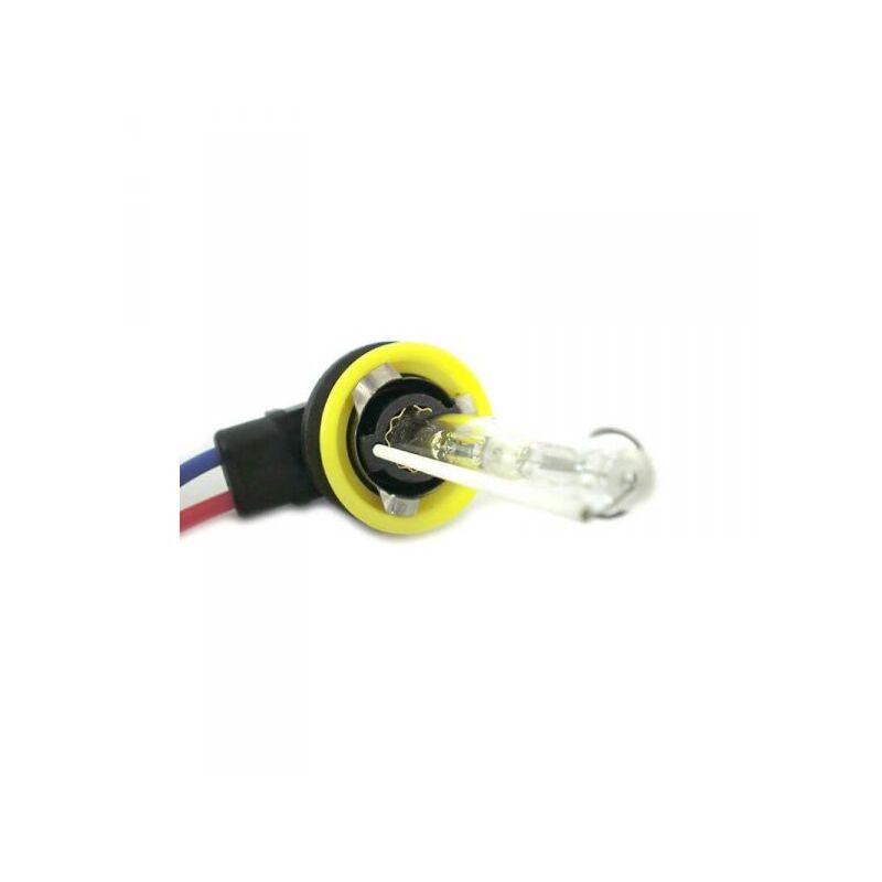 foto del prodotto lampada hid xenon h8 6000k 35w forma l pipetta