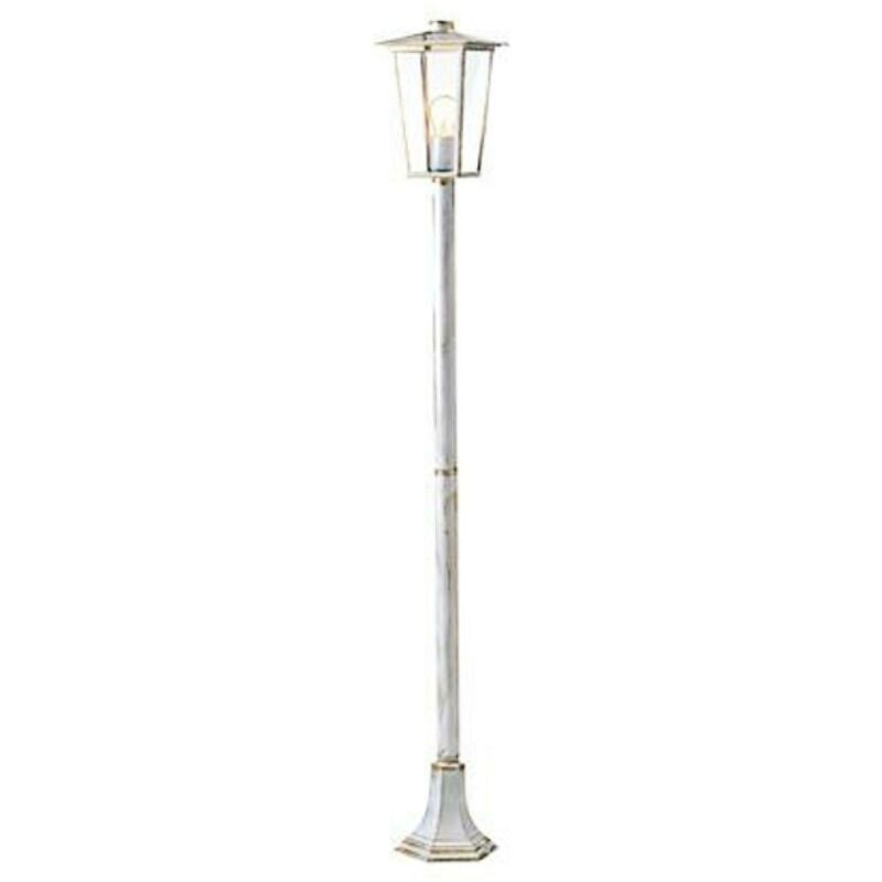 foto del prodotto lampada illuminazione da esterno paletto linea white 424 26 sovil