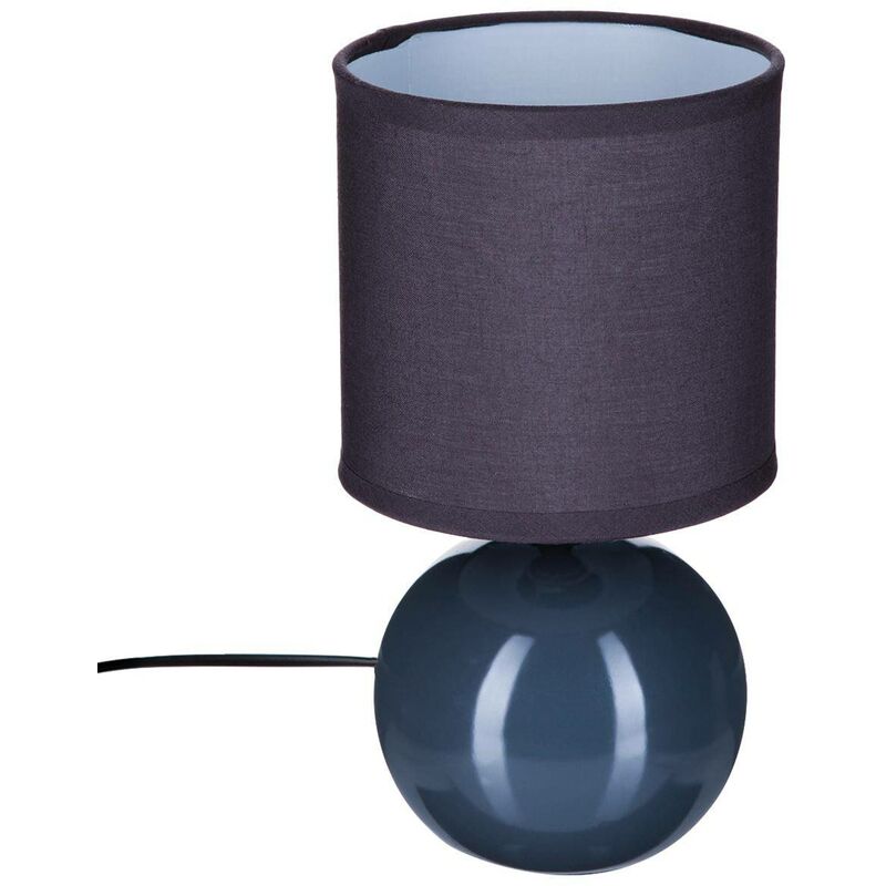 foto del prodotto lampada in ceramica tim o grigio topo h25cm atmosphera cr ateur d int rieur