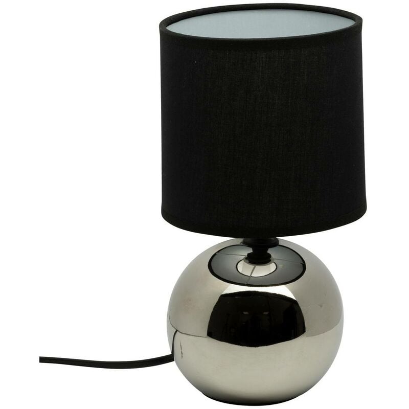 foto del prodotto lampada in ceramica tim o h25cm argento atmosphera cr ateur d int rieur