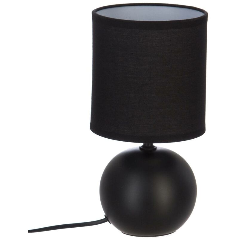 foto del prodotto lampada in ceramica tim o nero opaco h25cm atmosphera cr ateur d int rieur
