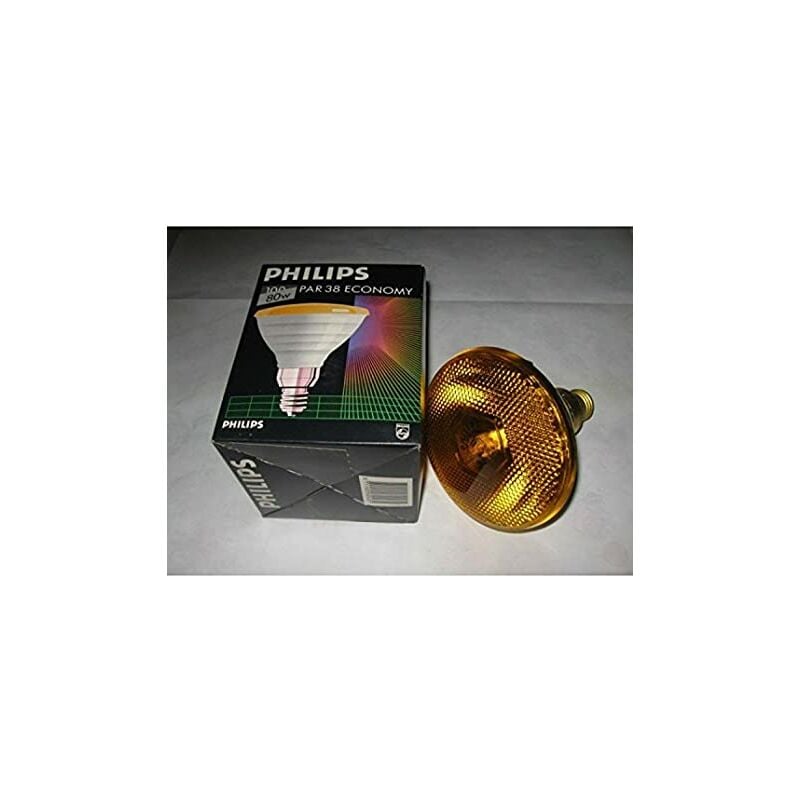 foto del prodotto lampada incandescenza par38 80w par38, gialla