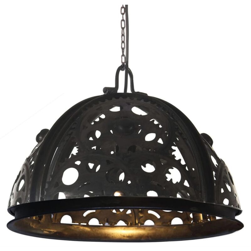 foto del prodotto lampada industriale da soffitto design ruote 45 cm e27 vidaxl