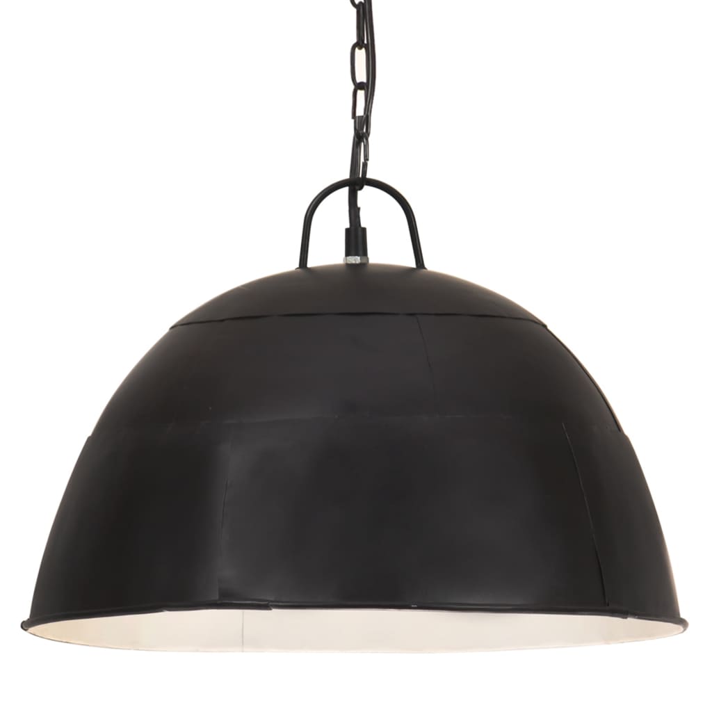 foto del prodotto lampada industriale vintage 25 w nera rotonda 40 cm e27 cod mxl 57975