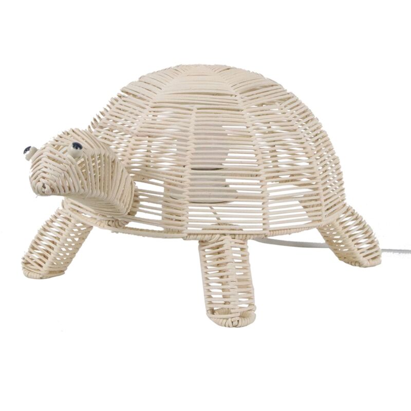 foto del prodotto lampada lampada tortuga lampada da tavolo beige 18x36x23cm signes grimalt