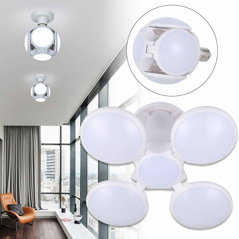 foto del prodotto lampada lampadario deformabile lampadina led 40w attacco e27 6000k fa 1940