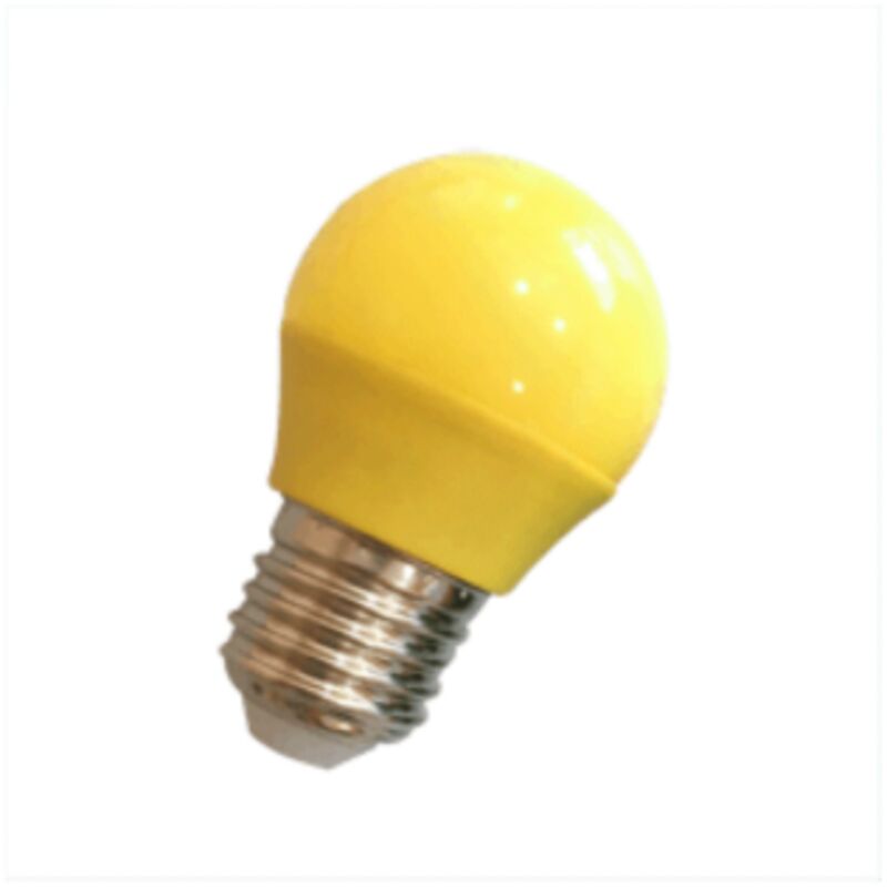 foto del prodotto lampada lampadina a led miniglobo 4w luce gialla e27 per decorazioni vetro giallo extrastar