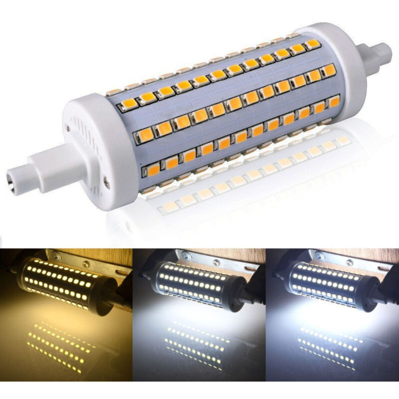foto del prodotto lampada lampadina a led r7s luce 360 gradi 118mm luce calda fredda 220v 10w bianco naturale trade shop traesio