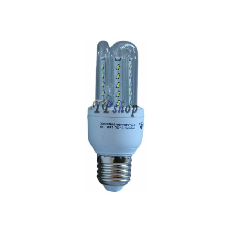 foto del prodotto lampada lampadina faretto led 2835 smd 3 5 7 9 12 16 24w 6500k luce bianca e27 3 watt