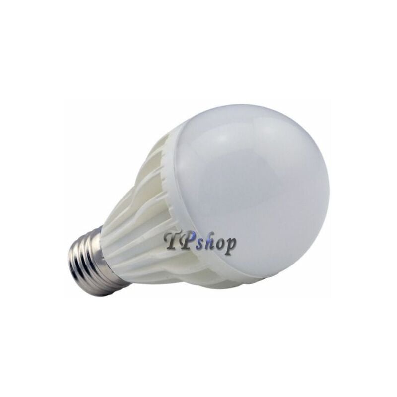 foto del prodotto lampada lampadina faro faretto led antiurto tonda 12 w luce bianca calda e27 bianca