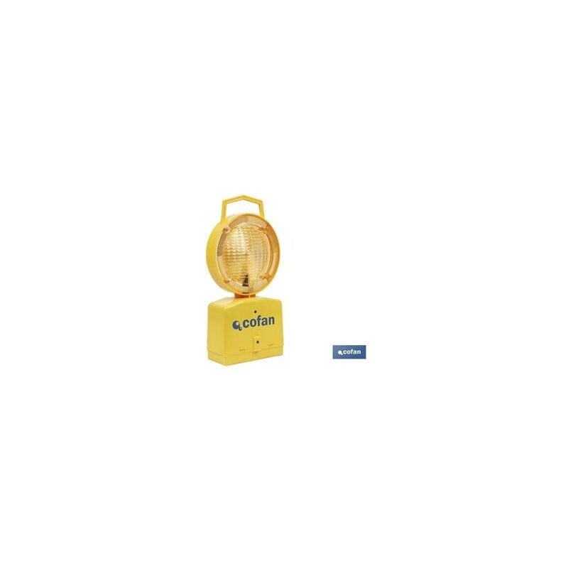 foto del prodotto lampada lampeggiante da cantiere con sensore di buio 2x4r25 non inclusa 0,54w in pvc giallo