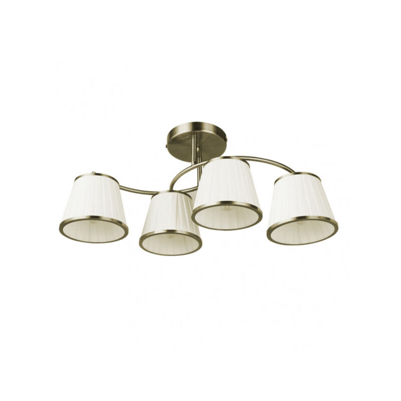 foto del prodotto lampada lantanas 4xe27 pantalone in pelle beige 24x64x31,5cm