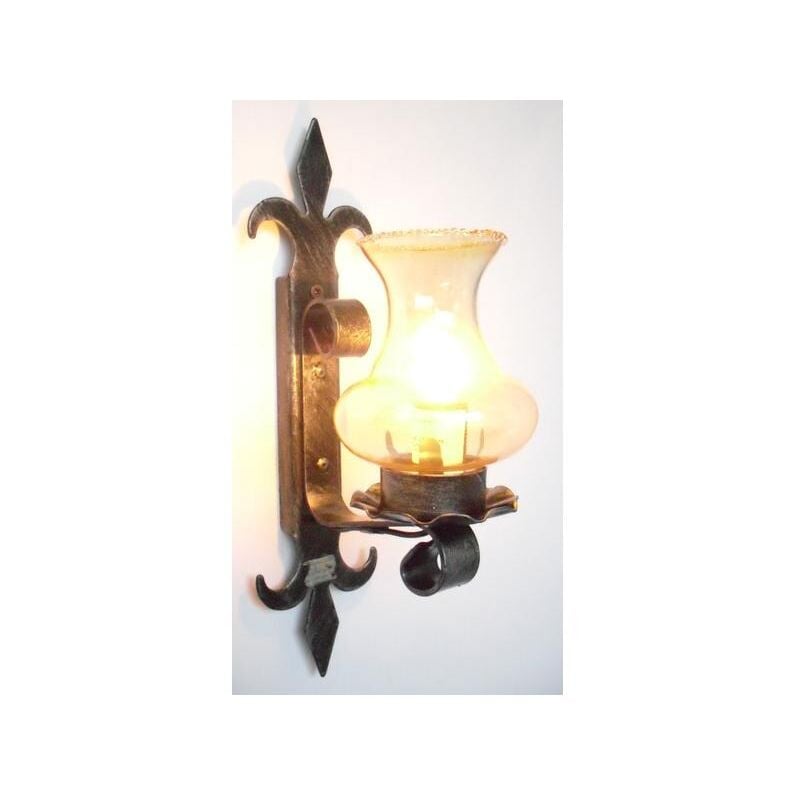 foto del prodotto lampada lanterna applique plafoniera gabriella in ferro battuto 1 luce