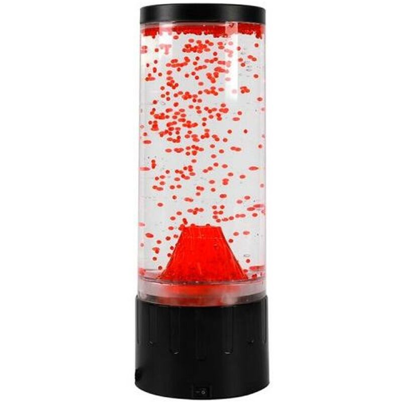 foto del prodotto lampada lava itotal rotonda 10,5 x 30 cm rosso