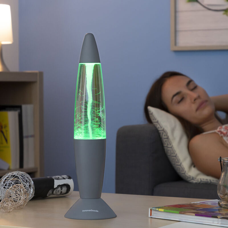 foto del prodotto lampada lava led tornado twamp innovagoods