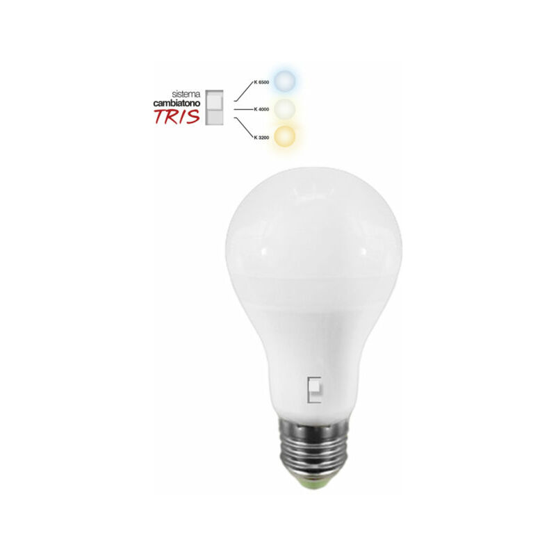 foto del prodotto lampada led 12w e27 tris cambiatono sto11025 bnc controllo colore da app