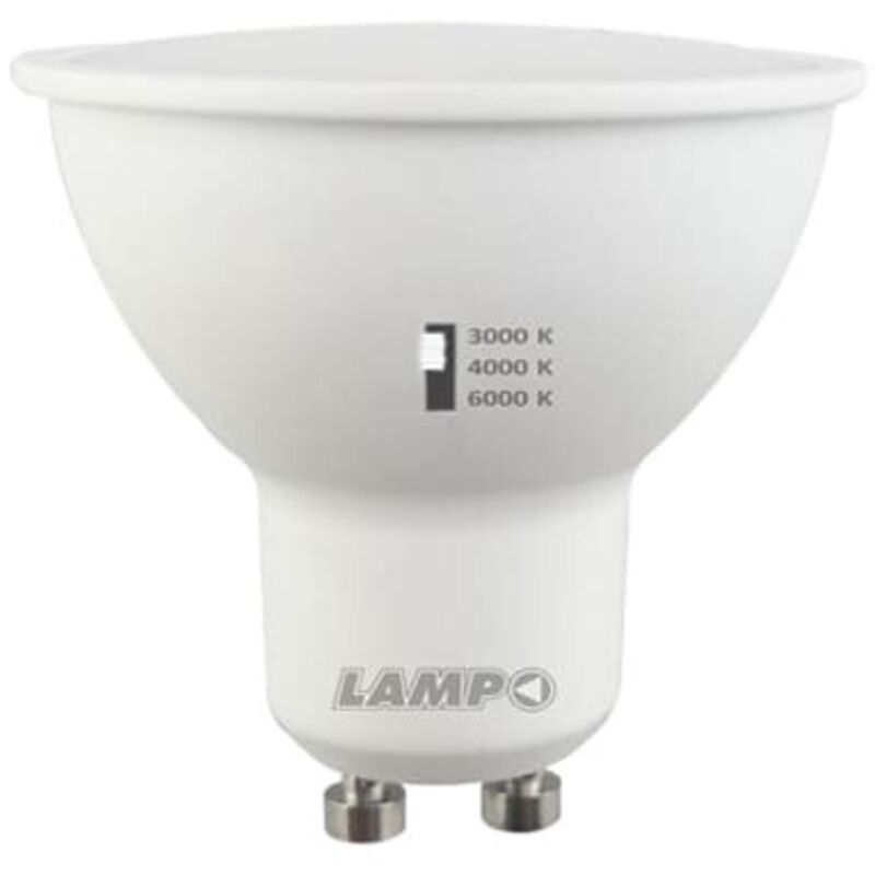 foto del prodotto lampada led 8w 230v tricolor lampo cod. dikled8w230vmc 