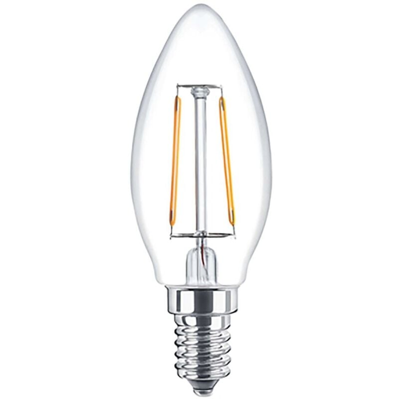 foto del prodotto lampada led a filamento 'oliva' calda 2700k 4w35w e14 - 470 lm