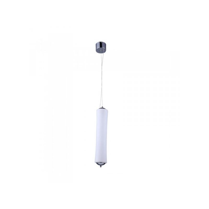 foto del prodotto lampada led a sospensione moderno forma canna bamboo verticale d125x490mm 18w 3000k dimmerabile triac dimmer sku 3980