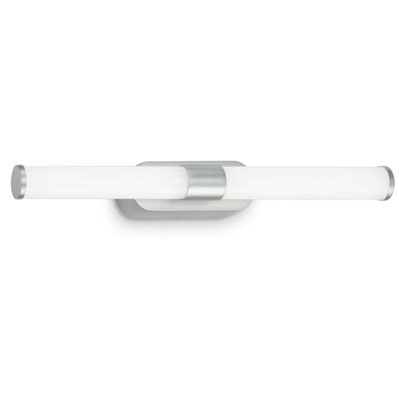 foto del prodotto lampada led a specchio per bagno, lampada a specchio per bagno, ip44, colore luce bianca neutra, 6w, cromo opaco, 40 cm briloner