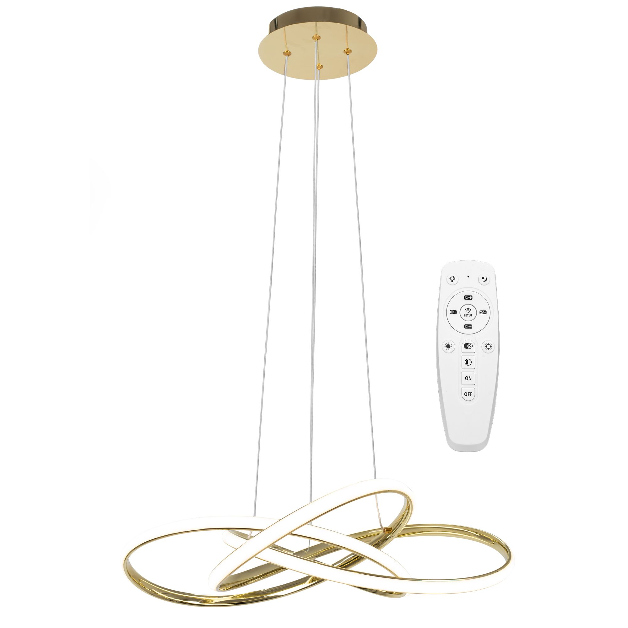 foto del prodotto lampada led app815-cp node gold