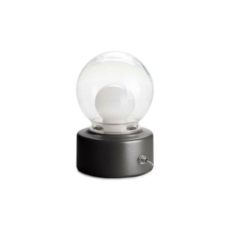 foto del prodotto lampada led balvi gifts portatile a batteria con maniglia luca calda nero 27247