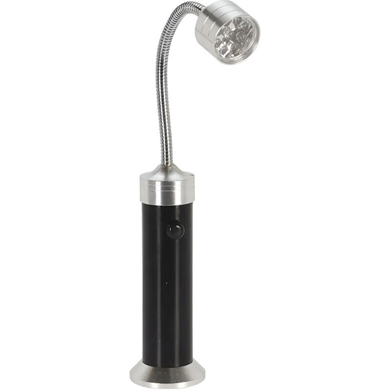 foto del prodotto lampada led barbecue magnetica 9 luci led con calamita h 25 cm a batterie cosedacasa griglia casa cucina pic nic campeggio