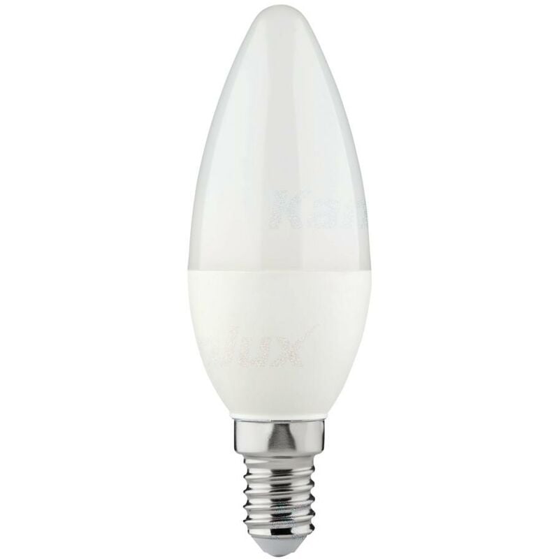 foto del prodotto lampada led candela e14 4,9w bianco caldo 470lm forma fiamma
