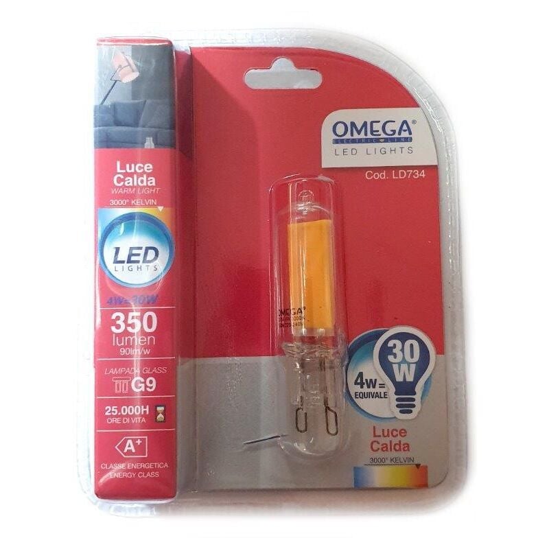 foto del prodotto lampada led cob g9 3,8w 3000k