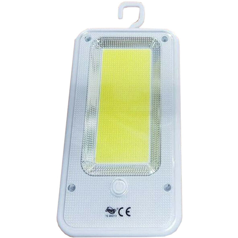 foto del prodotto lampada led cob ricaricabile 9w luce emergenza armadi gancio campeggio te b0213