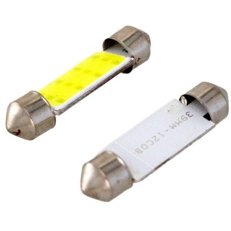 foto del prodotto lampada led cob siluro canbus t11 c5w 39mm 4,5w dc12v bianco super luminoso