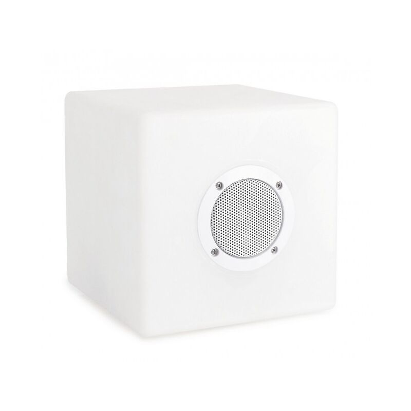 foto del prodotto lampada led cubo speaker 20x20 pool garden