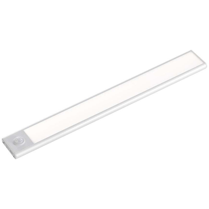 foto del prodotto lampada led da armadio ricaricabile 2w sensore pir argento 40cm bianco naturale ip20 v tac