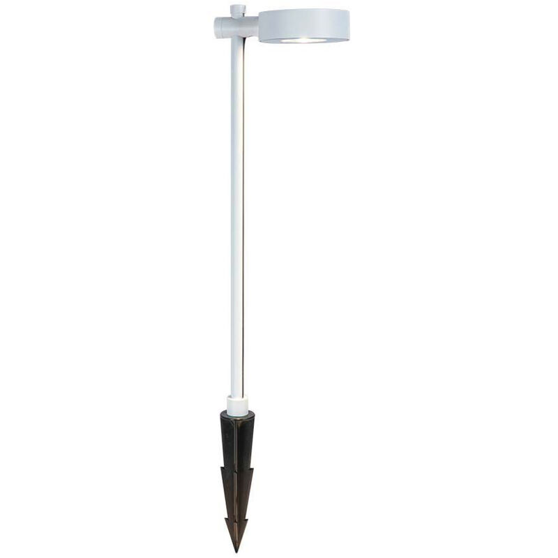 foto del prodotto lampada led da giardino 6w con picchetto a con doppio fissaggio a terra colore bianco h 102cm bianco naturale ip65 - v-tac