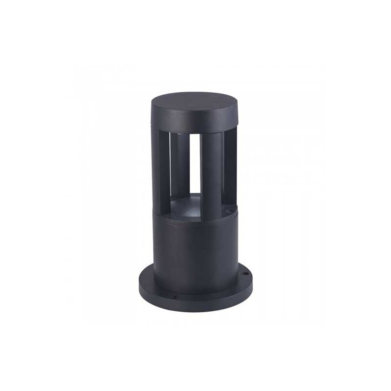 foto del prodotto lampada led da giardino fissaggio a terra led cob 10w colore nero h 25cm bianco caldo ip65 v tac
