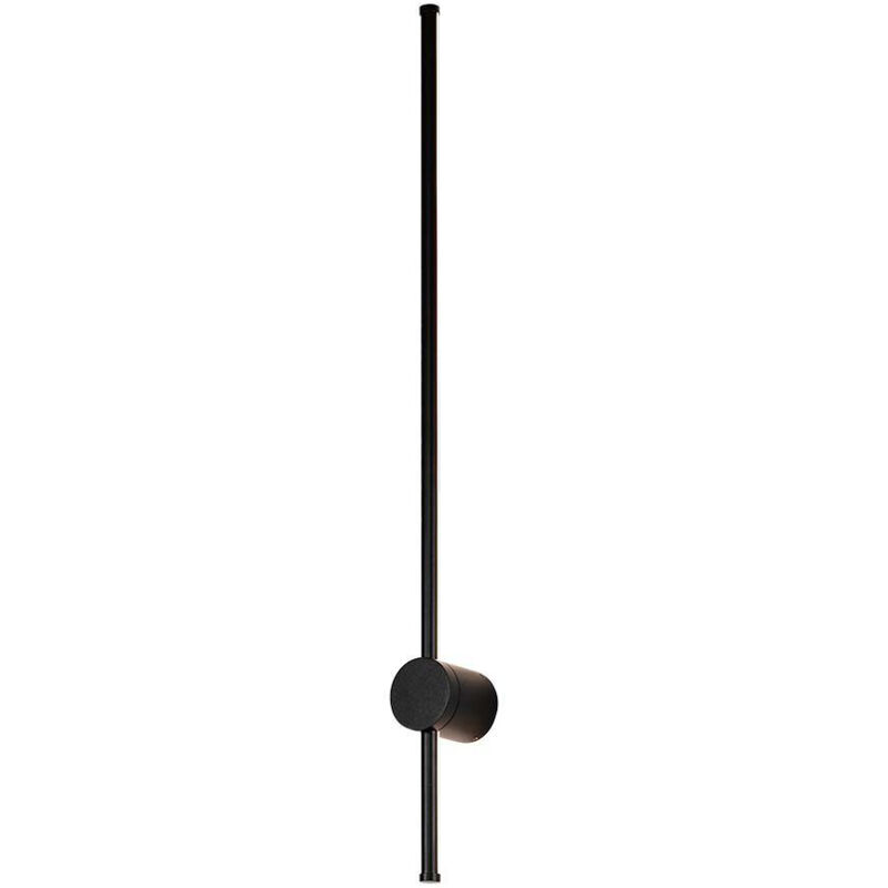 foto del prodotto lampada led da muro 12w colore nero bianco caldo ip65 v tac