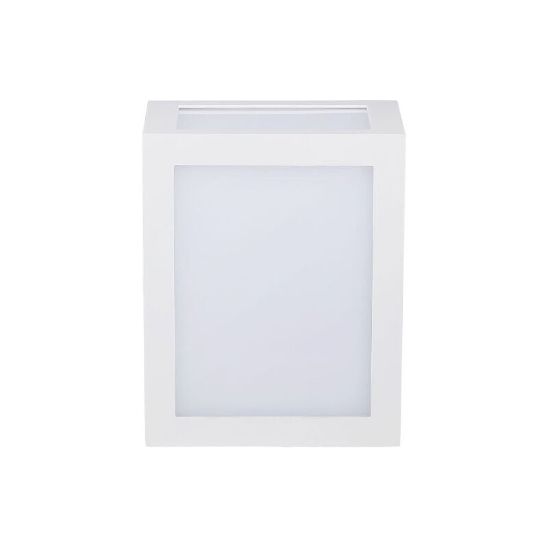 foto del prodotto lampada led da muro a lanterna 12w quadrata colore bianco bianco naturale ip65 - v-tac