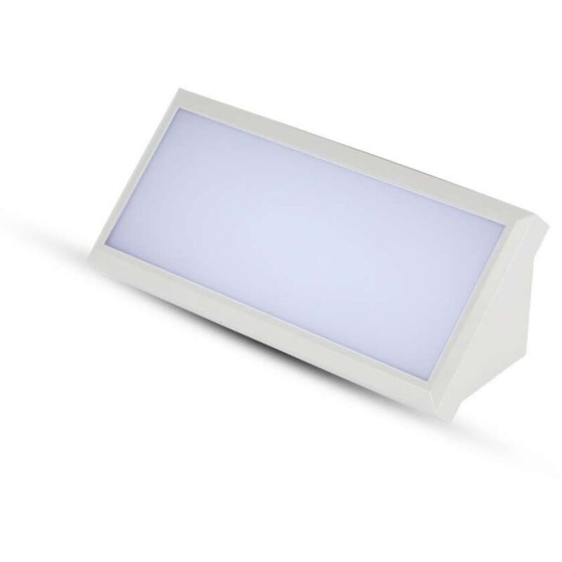 foto del prodotto lampada led da muro angolare 12w colore bianco 3000k ip65 - v-tac