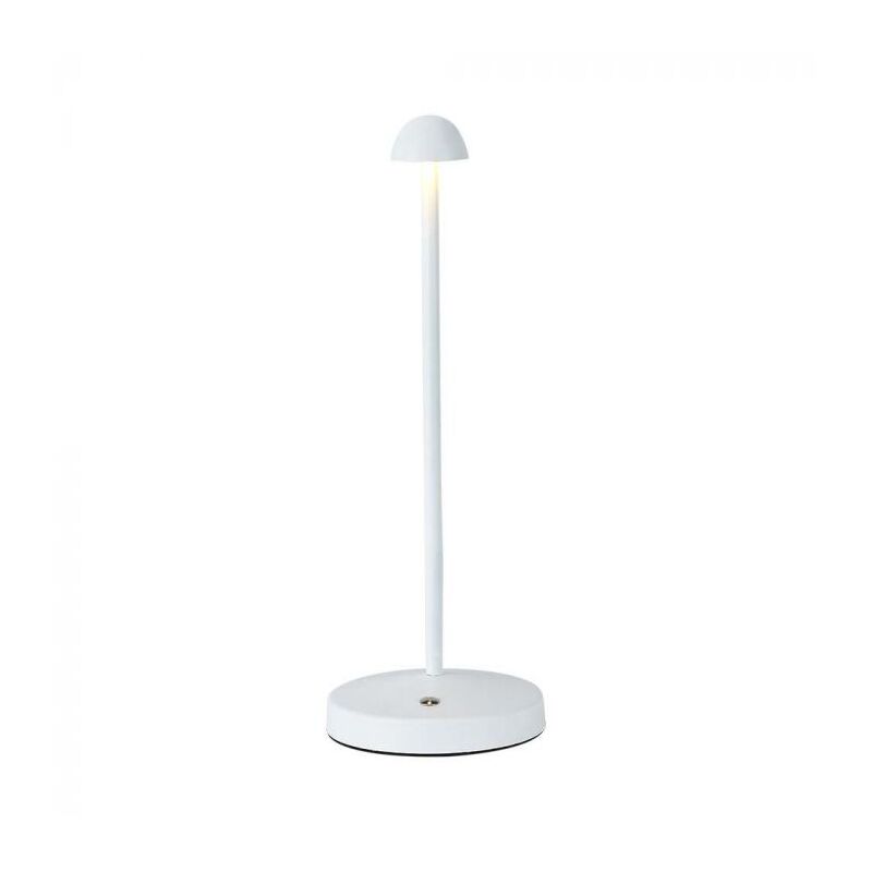 foto del prodotto lampada led da tavolo 1.6w 25295105mm colore bianco ricaricabile con usb c touch dimmerabile 3in1 v tac