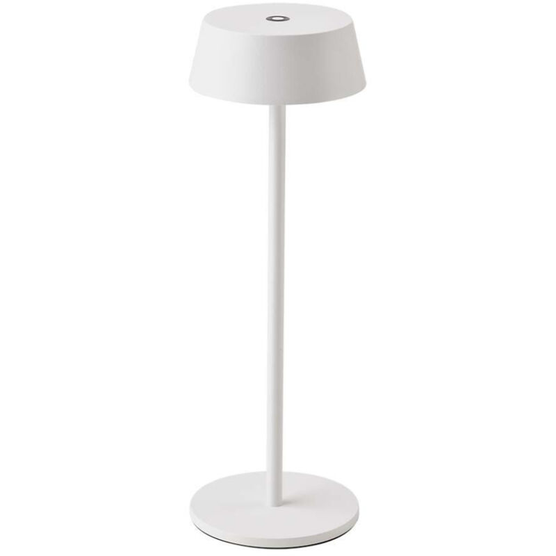 foto del prodotto lampada led da tavolo 2w bianco ricaricabile, touch dimmerabile bianco caldo ip54 - v-tac