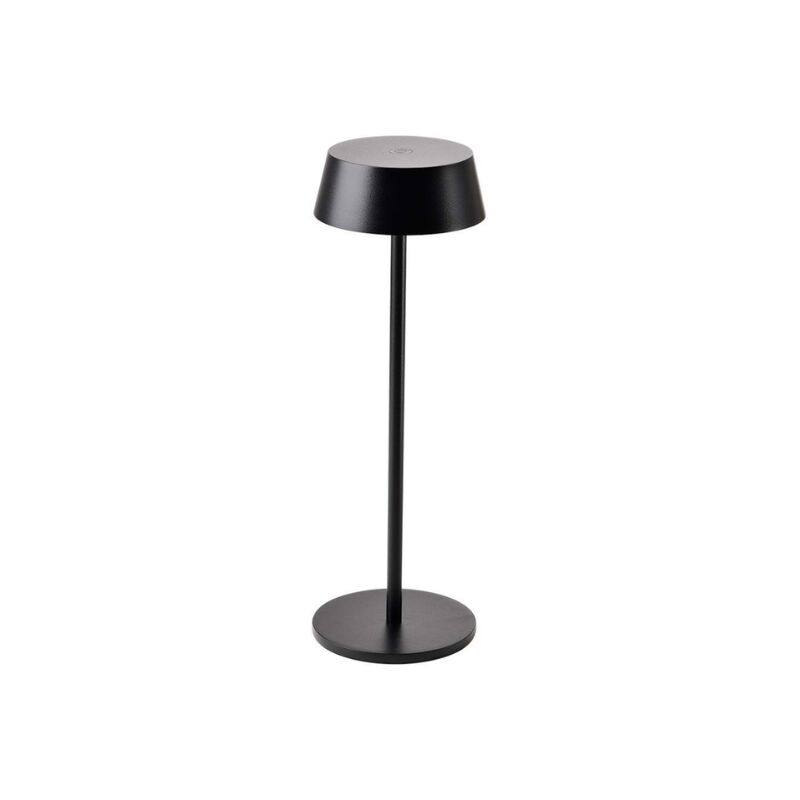 foto del prodotto lampada led da tavolo 2w touch usb c dimmerabile 3000k colore nero v tac