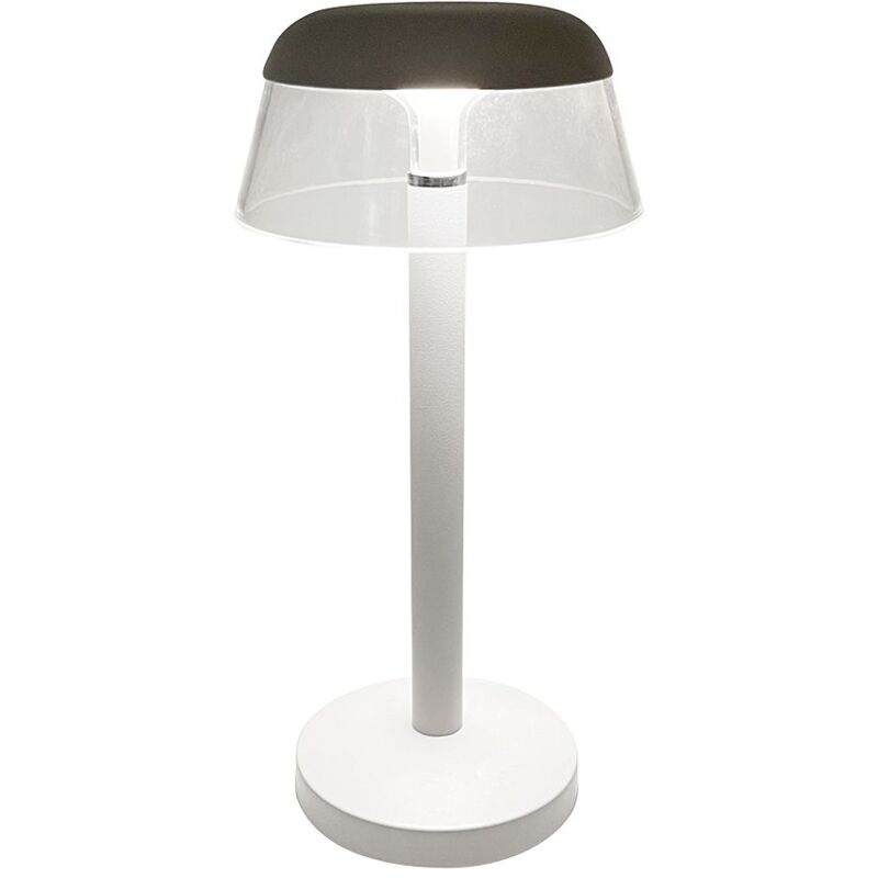 foto del prodotto lampada led da tavolo cct 3in1 3w a batteria ricaricabile ricaricabile, in alluminio, usb c touch dimmerabile 23686 v tac
