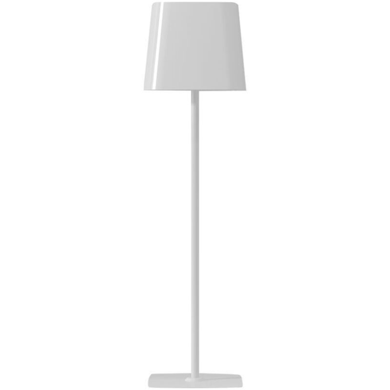 foto del prodotto lampada led da tavolo con pannello solare e batteria ricaricabile usb c colore bianco touch dimmerabile 3in1 ip65 23412 v tac