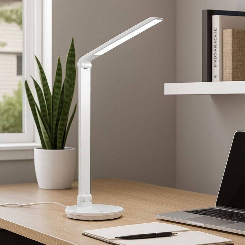 foto del prodotto lampada led da tavolo con usb dimmerabile cct 4w