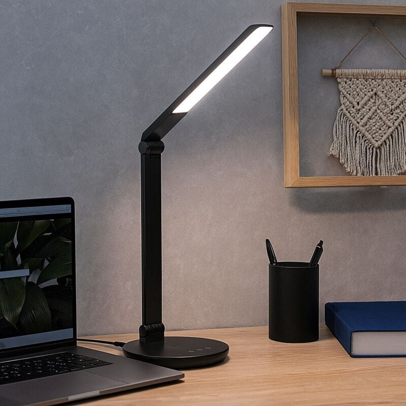 foto del prodotto lampada led da tavolo con usb dimmerabile cct 4w