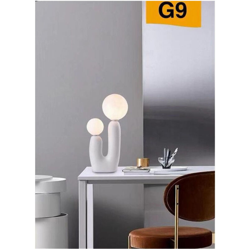foto del prodotto lampada led da tavolo lume alien attacco 2xg9 max 60w ip20 varie colorazioni d14 bianco trade shop traesio